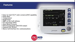 Criticare nGenuity 8100EP1 Patient Monitor with CO2