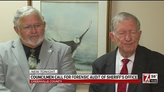 Greenville Co. Council members call for forensic audit of sheriff's office