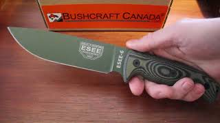 ESEE 6 3D view by www bushcraftcanada com