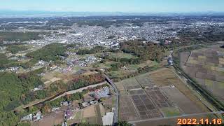 【嵐山渓谷・紅葉】空撮（2022 11 16）撮影