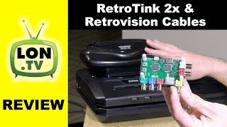 Retrotink 2x \u0026 Retrovision Cable Review - Sega Genesis / Sega CD / 32x / SNES on Modern HDMI TVs!