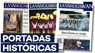 Las portadas históricas en La Vanguardia de los alcaldables por Barcelona