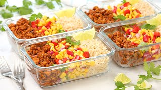 Chipotle Chicken Meal Prep | Healthy + Nutritious Lunch Recipe