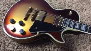 A PERFECT 1982 Gibson Les Paul Custom Goldburst