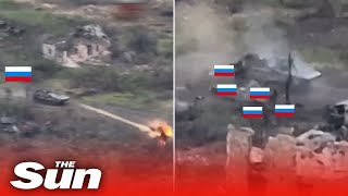 Advancing Russian assault vehicle repelled by Ukrainian 'Lyut' Assault Brigade