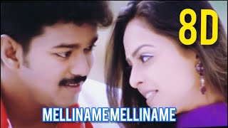 Melliname 8D | Shajahan | Vijay | Harish Ragavendra[Use headphones]