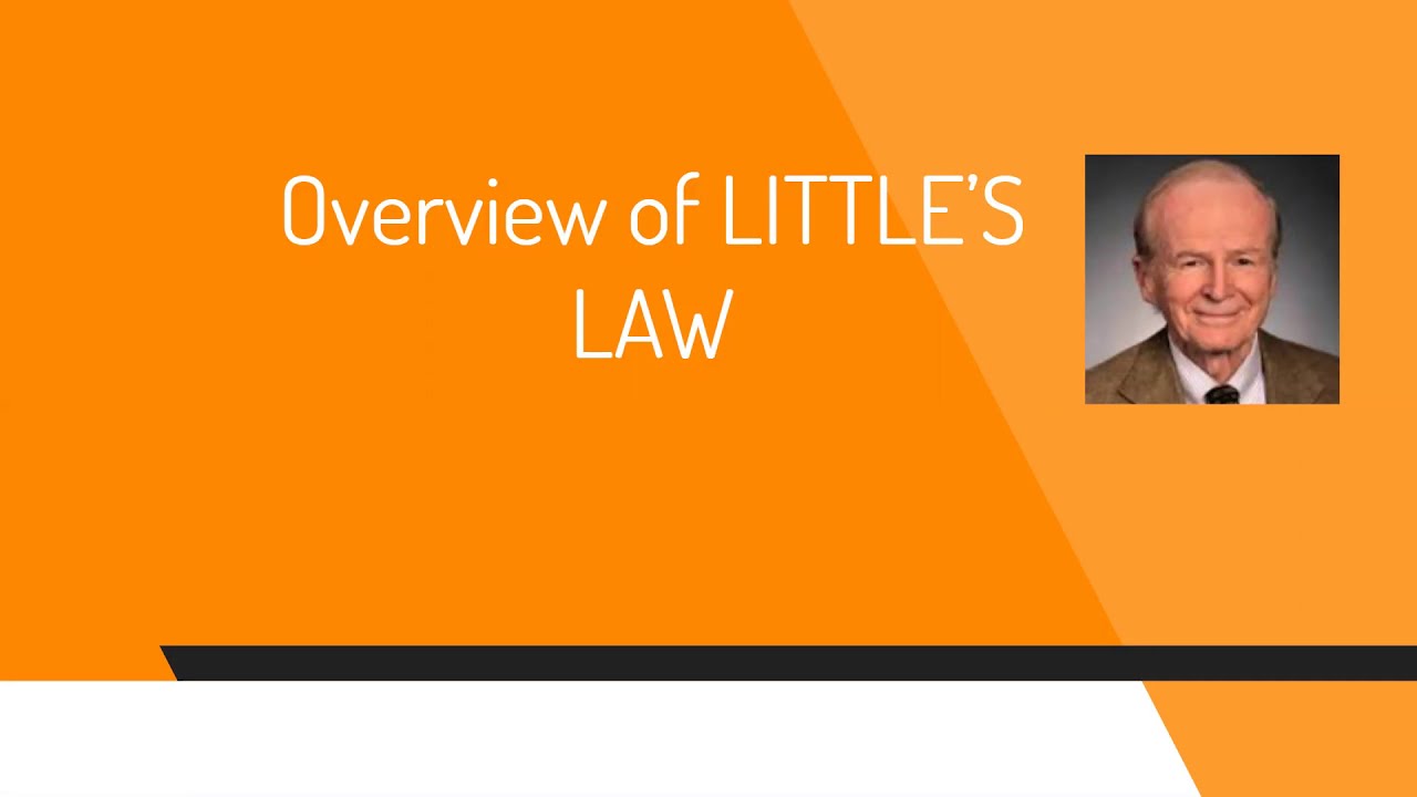 Little's Law And Its Applications - YouTube