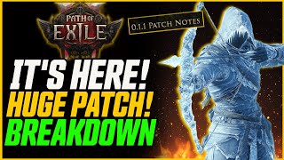 HUGE CHANGES! Endgame Changes, Unique Buffs, \u0026 More! // Path of Exile 2 Patch 0.1.1 Breakdown