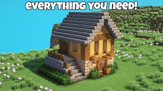 Minecraft Starter Survival House🏠