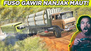 Hino 500 dan Fuso Gawir Nanjak Maut Siapa Yang akan Jatuh? - Spintires Mudrunner