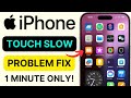 Fix slow touch response on iPhone | iPhone touch not working properly | iPhone slow screen fix