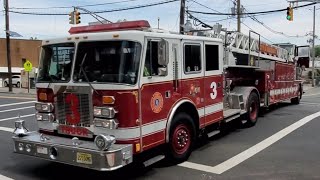 Hackensack,NJ Fire Department Ladder 3