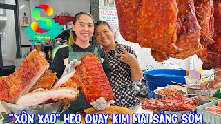 🟢Xôn xao sáng sớm khách mua heo quay đông tấp nập ngày tết