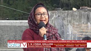 U BAH RV LYNGDOH U LA PYNHIAR KYRDAN HABA U ÏAKHUN ÏA KA ILEKSHON MDC, ONG U BAH HAMLET