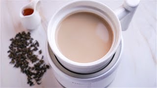 【1mintips】用燉杯可以做鍋燒奶茶！少洗一堆鍋碗瓢盆！比一比，味道一樣濃醇！好喝撇步看這裡！