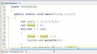89. Enhanced for loop with One Dimensional Array in Java Programming (Hindi)