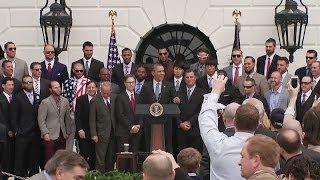 The 2013 World Series Champion Boston Red Sox Visit the White House