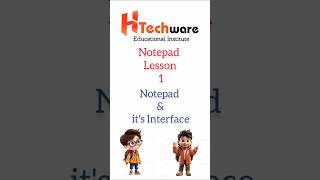 Notepad tutorial | Notepad interface | Notepad basics | Computer basics tips and tricks #shorts