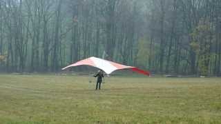 Výcvik létání na rogalu 22.11.2013 Vlčovice