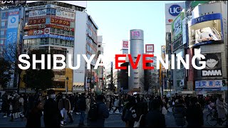 【4K60FPS】渋谷午後のスクランブル交差点(2021年1月) / Scramble crossing in the evening in Shibuya 2021