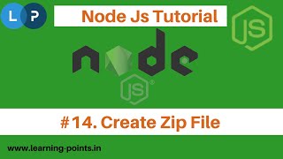 Create Zip File using Node Js | Transform Stream | Node js Tutorial | Learning Points