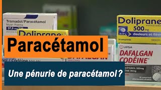 les pharmaciens font  face à une pénurie de paracétamol \