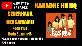 karaoke sederhana bersamamu Koes Plus