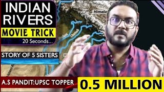Best TRICK : All Rivers of India in 20 Sec | पूरी LIFE नहीं भूलोगे अब | UPSC/SSC