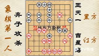 王天一精妙速胜布局飞刀 象棋第一人拼命弃子攻杀谁人能敌？