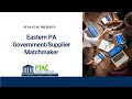 2021 Virtual Eastern PA Government/Supplier Matchmaker