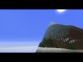 minecraft cinematic the snow capped mountain