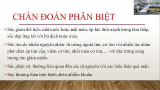 Xử trí ban đầu sốc nhiễm khuẩn