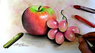 Drawing Fruits || Cara Menggambar dan Mewarnai Buah Step by Step