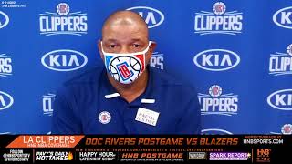 Doc Rivers postgame LA Clippers win vs Portland Trailblazers 8.8.20