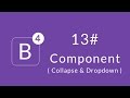 [Learn Bootstrap 4] #13 : Component ( Collapse & Dropdown )