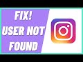 How To Fix Instagram User Not Found (2022)