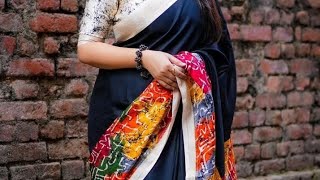 Soft Pashmina silk printed sarees ₹850 only