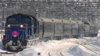 トワイライトエクスプレス 札幌到着 回送発車2013.2.19