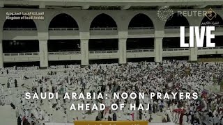 LIVE: Pilgrims perform Friday prayer ahead of Haj in Mecca