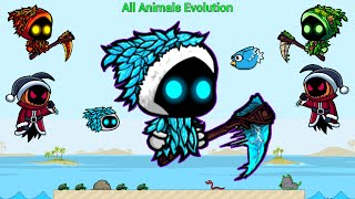 All Animals Evolution With Winter Reaper (EvoWorld.io)