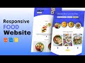 How To Make Website Using HTML CSS Bootstrap and JavaScript | Restaurant Website Design