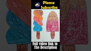 how to draw a cute ice cream🍦🍨 #howtodraw #colouring #kidsvideo #drawing #shorts #viral #trending