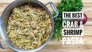 The Best Crab & Shrimp Pasta