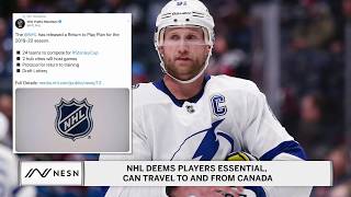 The NHL Has Deemed Players Essential