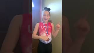 USA Gymnastics Halloween Costume using a Gymnastics Leotard