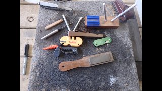 Field knife sharpening How to Guide