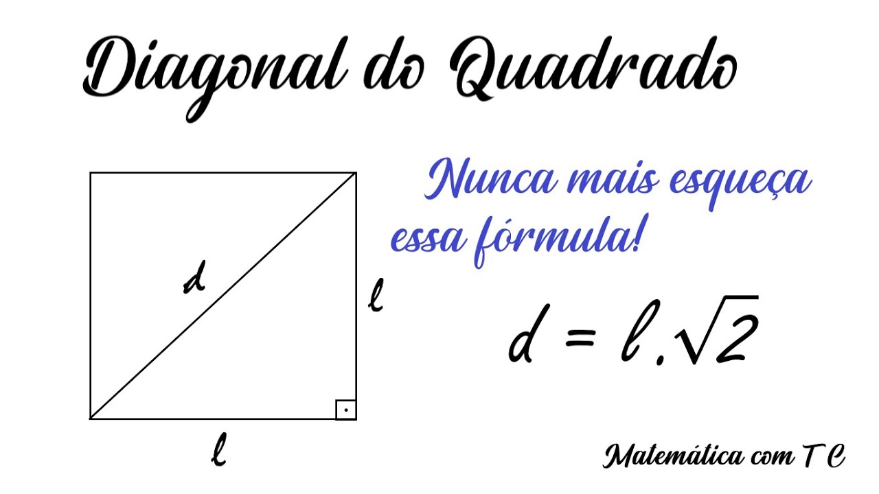 Diagonal Do Quadrado - YouTube