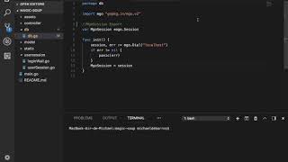 Golang app - Init Function