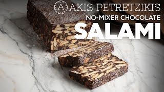 No Mixer Chocolate Salami | Akis Petretzikis