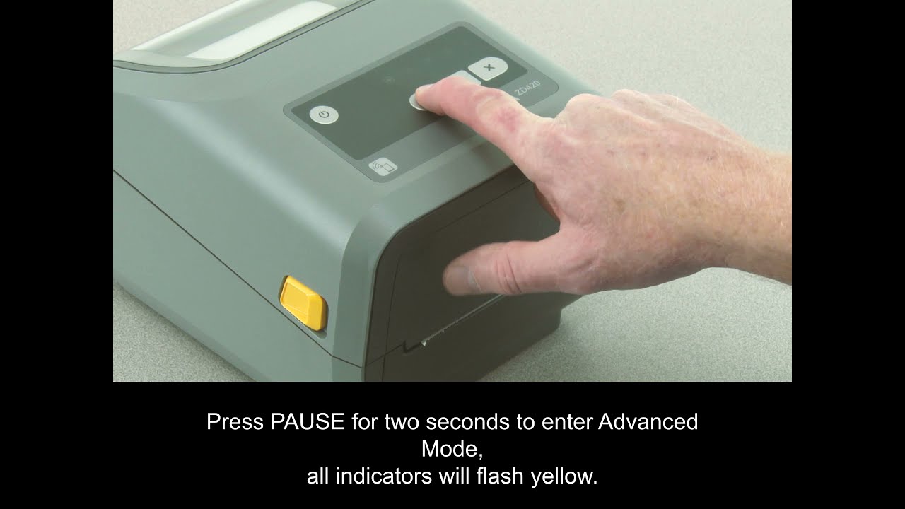 Zd420 Zd421 How To Adjust The Media Width Youtube
